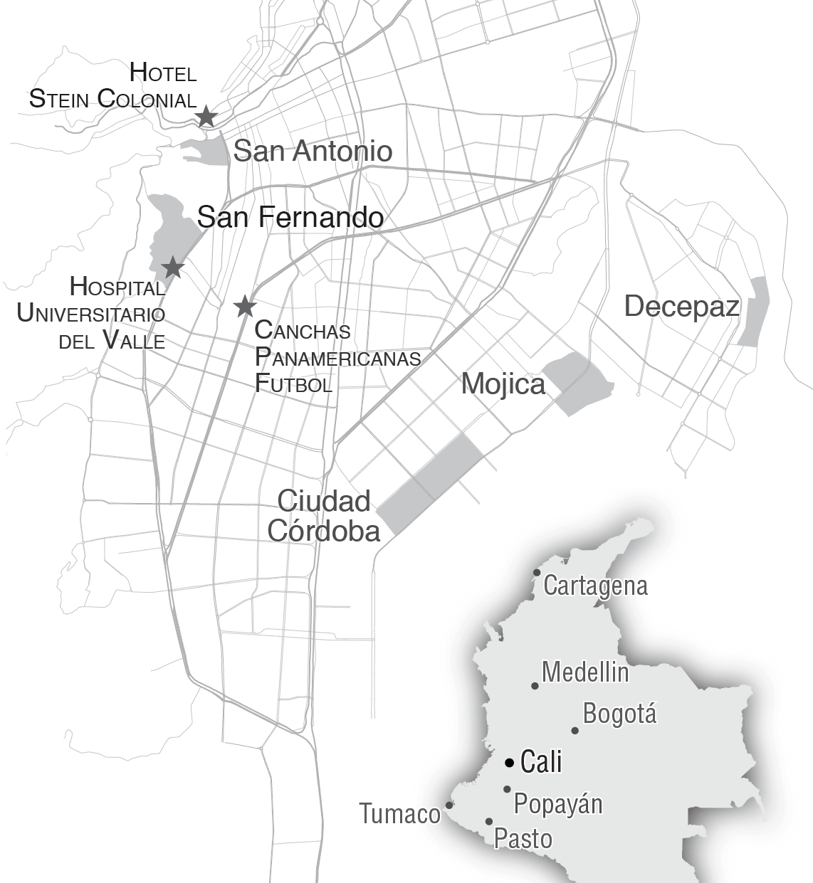 Final version of Cali Map for I Met Myself Memoir