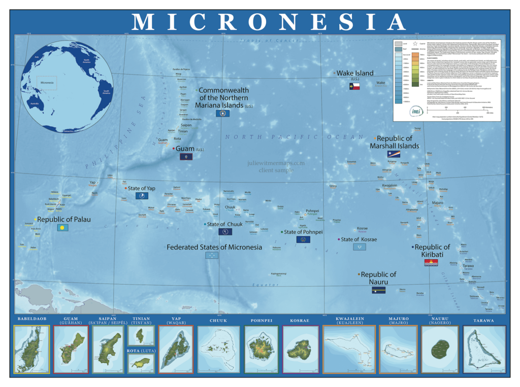 Map of Micronesia