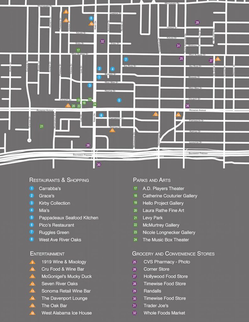upper richton houston texas map