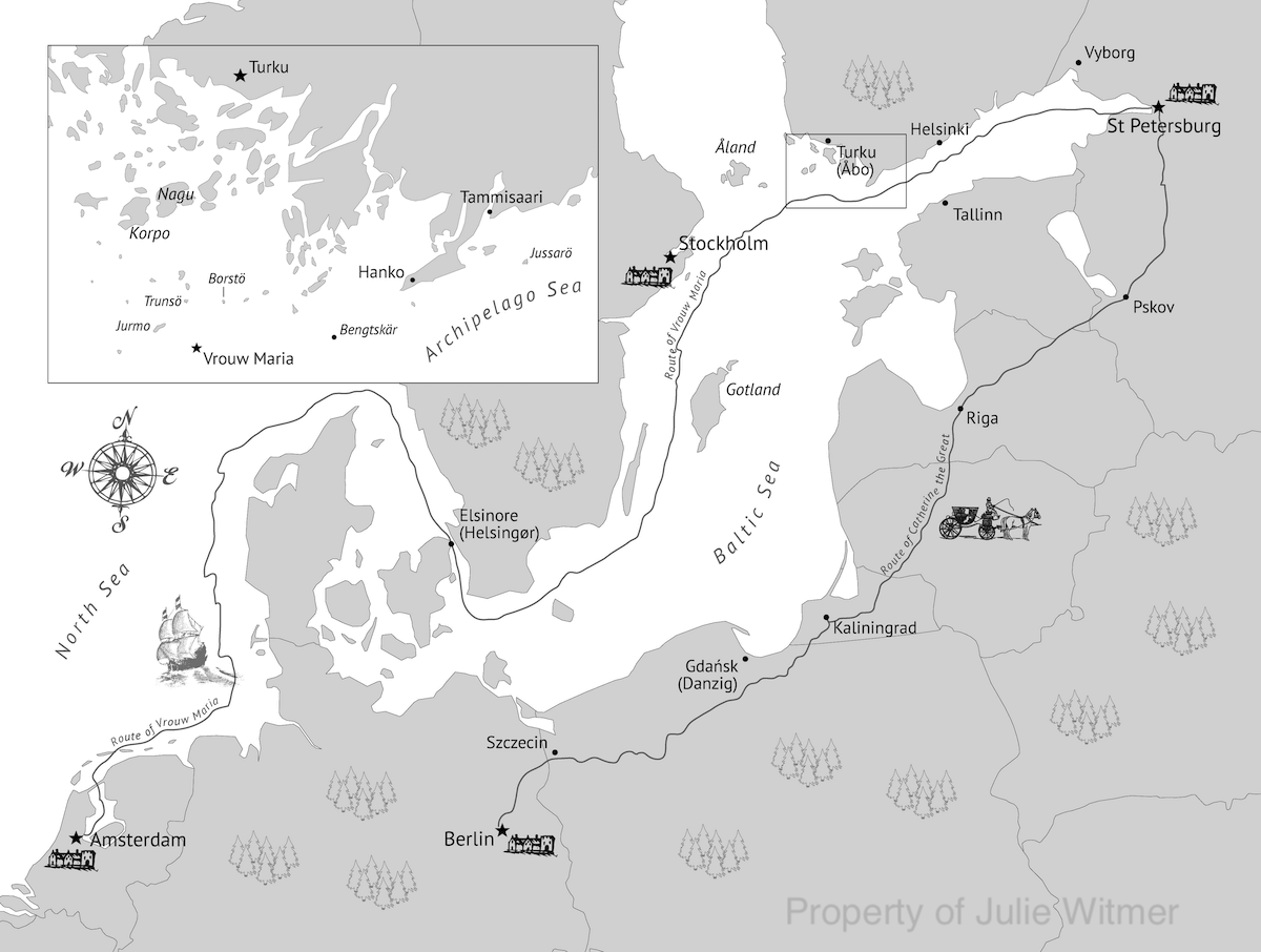 Vrouw Maria route map